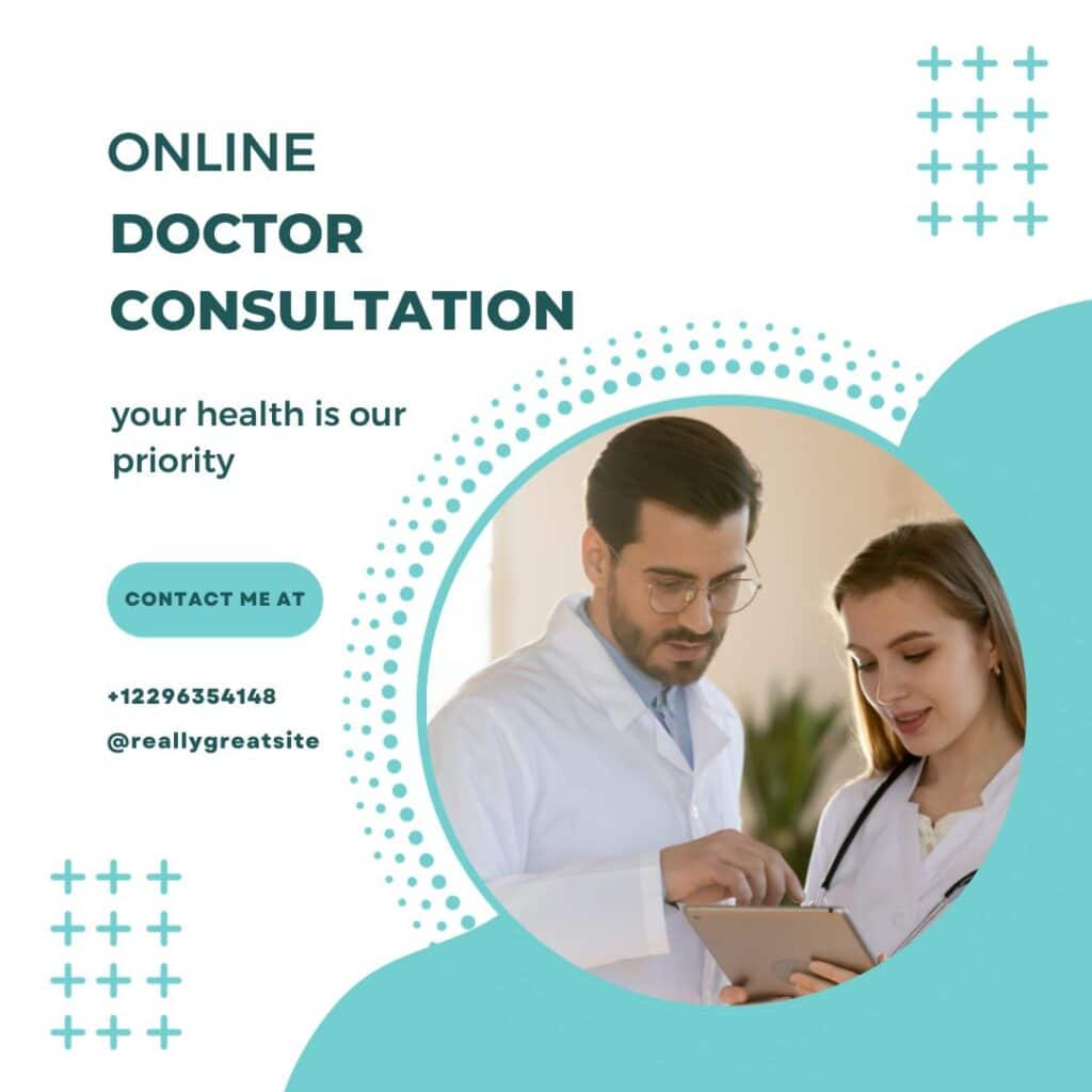 Online Doctor Consultation Instagram Post